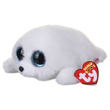 PELUCHE TY ICY WHITE SEAL   15 CM