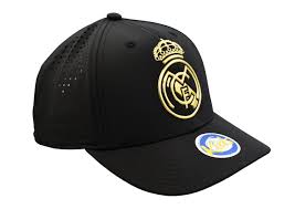 GORRA  R.M. Nº41  NEGRA ESCUDO DORADO  JUNIOR