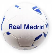 BALON GRANDE R.M. BLANCO MANCHAS AZULES  RM7BG72