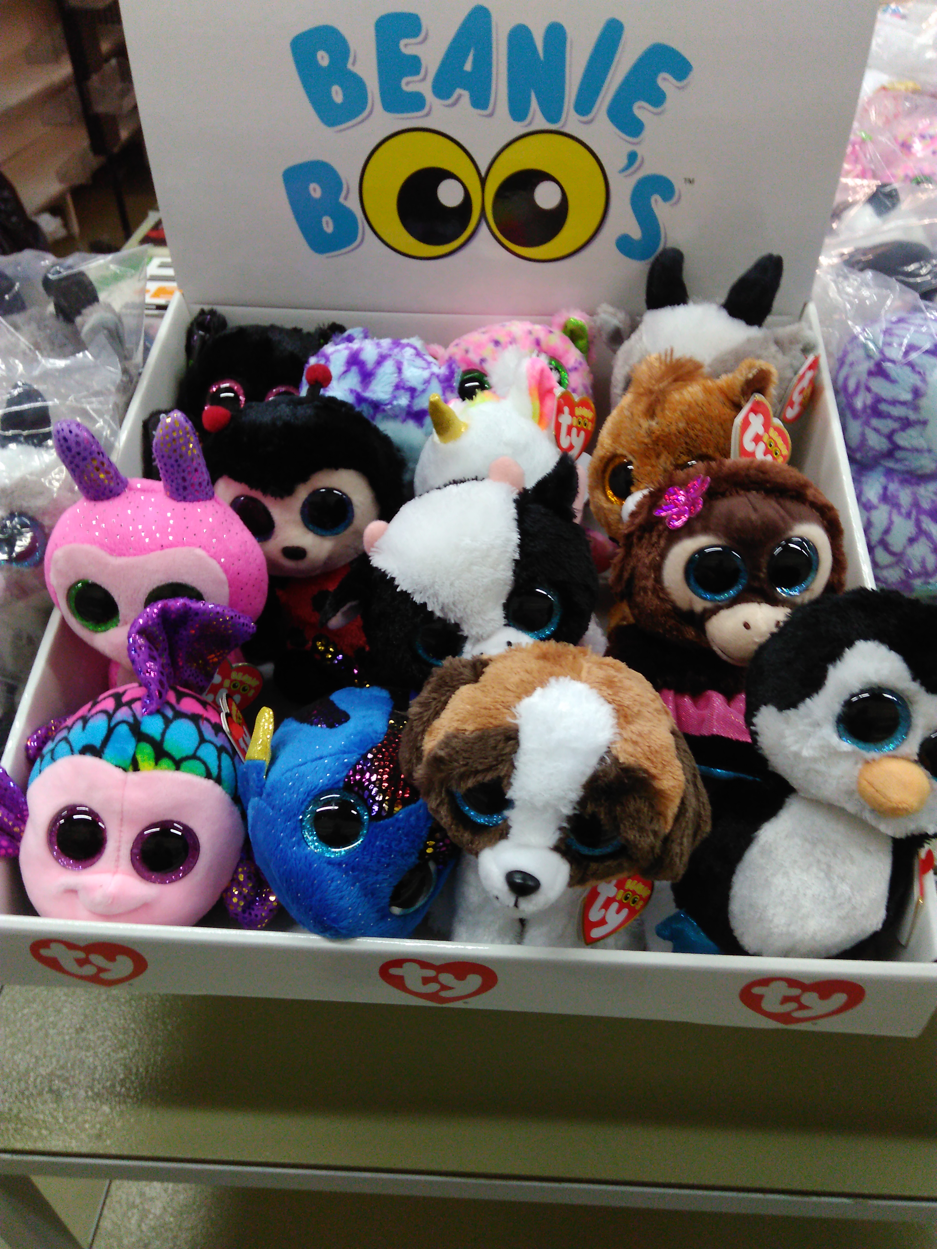 EXPOSITOR PELUCHES TY ( 12 u )